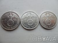 Продам как вместе, так и поштучно несколько серебряных монет фашистской Германии. . фото 9