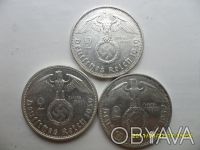 Продам как вместе, так и поштучно несколько серебряных монет фашистской Германии. . фото 7