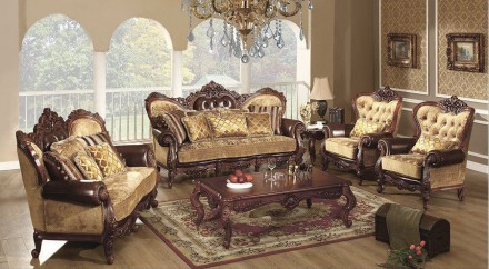 Шикарная мягкая мебель диван и два кресла в стиле Барокко .
Диваны классическог. . фото 2