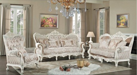 Шикарная мягкая мебель диван и два кресла в стиле Барокко .
Диваны классическог. . фото 9