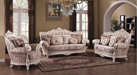 Шикарная мягкая мебель диван и два кресла в стиле Барокко .
Диваны классическог. . фото 12