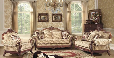 Шикарная мягкая мебель диван и два кресла в стиле Барокко .
Диваны классическог. . фото 11