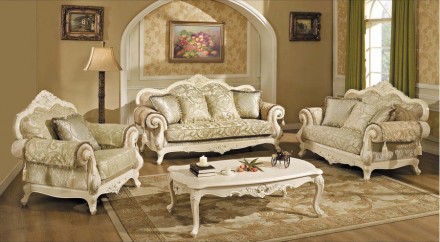 Шикарная мягкая мебель диван и два кресла в стиле Барокко .
Диваны классическог. . фото 6
