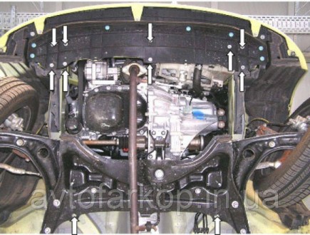 Номер по каталогу 1.0180.00Защита двигателя КПП BYD F0 (2008-)(Кольчуга) 
Защита. . фото 3