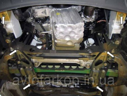 Защита двигателя автомобиля:
Volkswagen Crafter (2006-2016) Кольчуга
Защищает дв. . фото 4