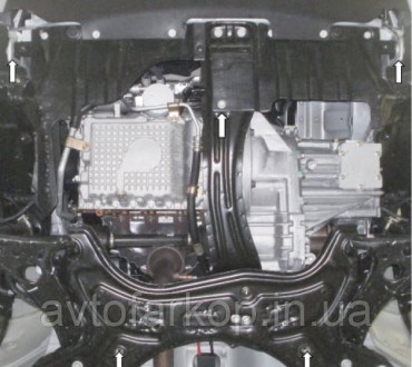 Защита двигателя автомобиля:
Chery Tiggo (2011-) Кольчуга
Защищает двигатель, КП. . фото 3