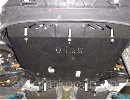 Защита двигателя для автомобиля:
Ford B-Max EcoBoost (2013-) Кольчуга
Защищает д. . фото 6