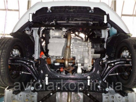 Защита двигателя для автомобиля:
Ford B-Max EcoBoost (2013-) Кольчуга
Защищает д. . фото 9