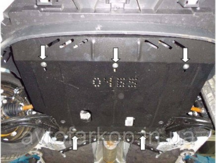 Защита двигателя для автомобиля:
Ford B-Max EcoBoost (2013-) Кольчуга
Защищает д. . фото 11