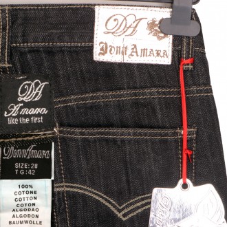Женские джинсы Donna Amara (Италия).
Покрой - прямой, талия - низкая. Застёжка . . фото 9