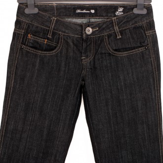 Женские джинсы Donna Amara (Италия).
Покрой - прямой, талия - низкая. Застёжка . . фото 6