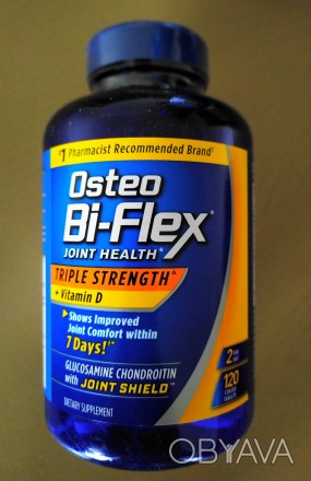 Остео Бі-Флекс з потрійною силою + вітамін D, 120 каплетів США.
Osteo Bi-Flex -. . фото 1