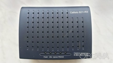 ADSL модем - Callisto 821+R3 для подключения интернета от Укртелекома. В комплек. . фото 1