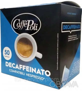 НОВИНКА от Caffe Poli.
Кофебез кофеина в капсулах Caffe Poli Nespresso Decaffein. . фото 1