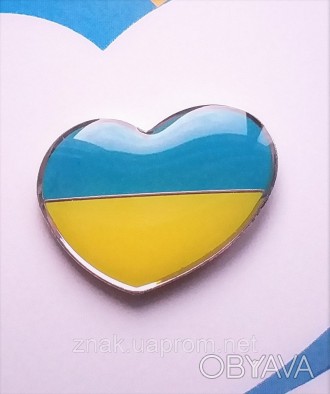 Значок металлический флаг Украины, с в сердце!
Размер значка 20*16 мм
Значки д. . фото 1
