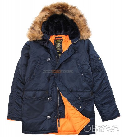 Зимова куртка аляска Alpha Industries Slim Fit N-3B Parka - 100% оригінальна кур. . фото 1