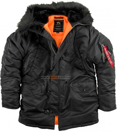 Зимова куртка аляска Alpha Industries Slim Fit N-3B Parka - 100% оригінальна кур. . фото 2