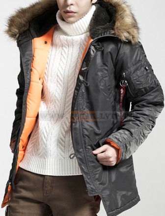 Зимова куртка аляска Alpha Industries Slim Fit N-3B Parka - 100% оригінальна кур. . фото 3