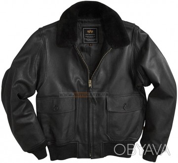 Шкіряна куртка G-1 Leather Jacket є 100% оригінальною курткою американської комп. . фото 1
