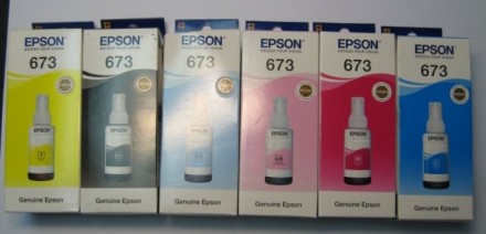 Оригинальные чернила от EPSON L800,L805 и др.
комплект от принтера, оригинальны. . фото 2