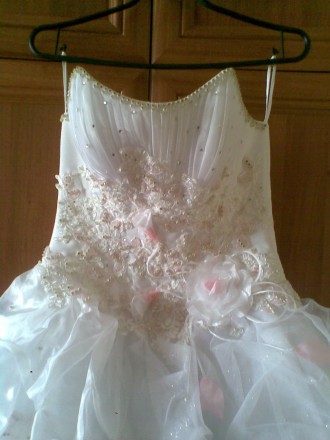 Продам платье свадебное "Морская ракушка" размер 44-46. После свадьбы . . фото 4