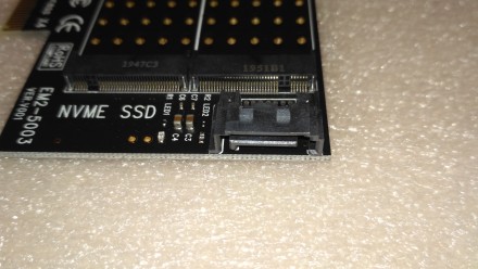 Переходник из PCI-E x4 для M.2 SSD, интерфейс подключения PCI-e либо SATA . Подх. . фото 6