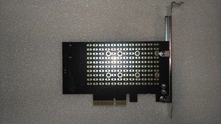 Переходник из PCI-E x4 для M.2 SSD, интерфейс подключения PCI-e либо SATA . Подх. . фото 9