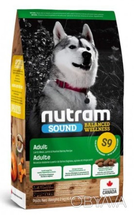 Корм Nutram (Нутрам) S9 Sound Balanced Wellness Lamb Adult Dog относится к корма. . фото 1