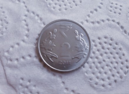 Монета Индии 2 рупии 2011 года.
Возможен обмен на монету других стран.. . фото 3