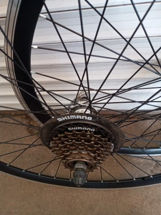 Вело колёса Двойной обод комплект 24.26.28 дюймов под трещотку Shimano 
Обод - . . фото 6