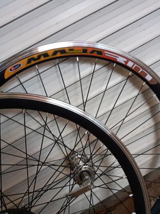 Вело колёса Двойной обод комплект 24.26.28 дюймов под трещотку Shimano 
Обод - . . фото 4