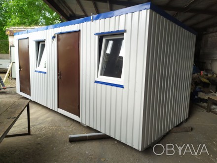 Бытовка "прорабская" 6*2,4м на 2 комнаты