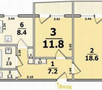 Продажа 2-х квартиры улучшенной планировки по ул. Академика Павлова (608 м/н), н. Павлово Поле. фото 4
