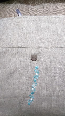 Продам абсолютно новые оригинальные брюки из натурального льна, бежевого цвета ф. . фото 3