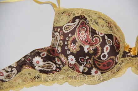 Комплект Balaloum Комплект нижнего белья из атласной ткани с принтом, украшен кр. . фото 8