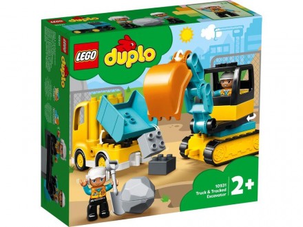 Lego Duplo Грузовик и гусеничный экскаватор 10931. Киев. фото 1 Lego Duplo Грузовик и гусеничный экскаватор 10931. Киев. фото 1