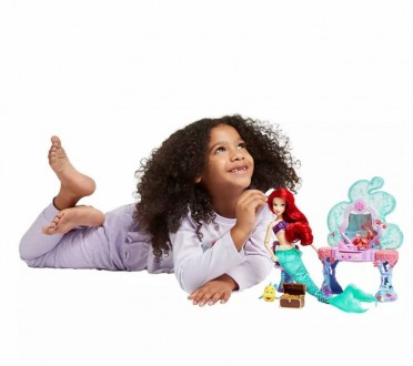 Игровой набор русалочка Ариэль с аксессуарами Disney.
В наборе: украшения для в. . фото 4