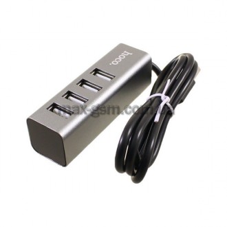 USB-хаб HOCO HB1 grey. Запорожье. фото 1 USB-хаб HOCO HB1 grey. Запорожье. фото 1