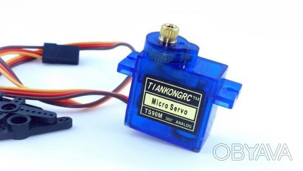 Сервопрвод TS90M 360 градусов Arduino.Сервопривод (также серводвигатель, сервоме. . фото 1