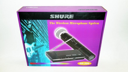 Shure SH-200 Радиомикрофон 

Высококачественная и весьма недорогая серия профе. . фото 6