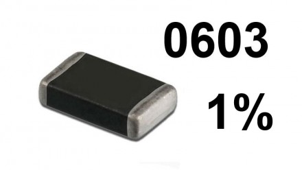 Резистор SMD 0603 1% 0R. Цена указана за 25 штук.. . фото 3