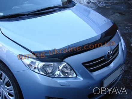 Дефлектор капота «мухобойка» от компании SIM для Toyota Corolla 2006-13 предназн. . фото 1