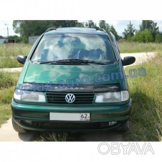 Мухобойка на капот VW Sharan 1995-2000 Дефлектор капота на Фольксваген Шаран 199. . фото 1