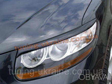 Реснички Hyundai Santa Fe 2010-2013 - стильный элемент внешнего тюнинга. Ресничк. . фото 1
