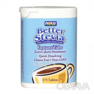 
 
NOW Better Stevia Instant Tabs - натуральный низкокалорийный заменитель сахар. . фото 1