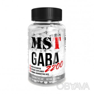
 
MST GABA 2200 – капсулы, содержащие гамма-аминомасляную кислоту (ГАМК). Такой. . фото 1