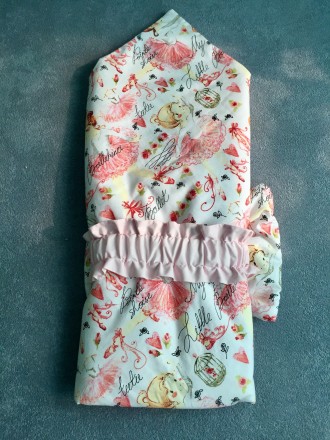 Продам новый конверт одеяло для маленькой принцессы.
Ткань 100% хлопок
Конверт. . фото 7