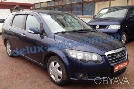 Ветровики Cobra Tuning на авто Chery CrossEastar Sd 2006 Дефлекторы окон Кобра д. . фото 1