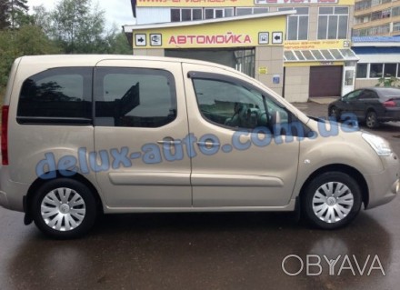 Ветровики Cobra Tuning на авто Citroen Berlingo II 3d 2009 Дефлекторы окон Кобра. . фото 1