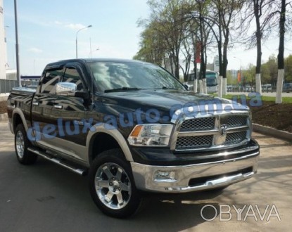 Ветровики Cobra Tuning на авто Dodge Ram IV 2008 Дефлекторы окон Кобра для Додж . . фото 1